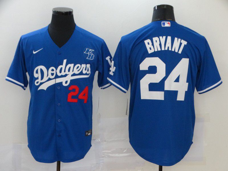 Men Los Angeles Dodgers #24 Bryant Blue Game 2020 MLB Nike Jerseys->women mlb jersey->Women Jersey